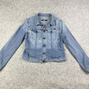 VTG Adriano Goldschmied AG Jean Jacket Womens L Blue The Essential Denim Trucker